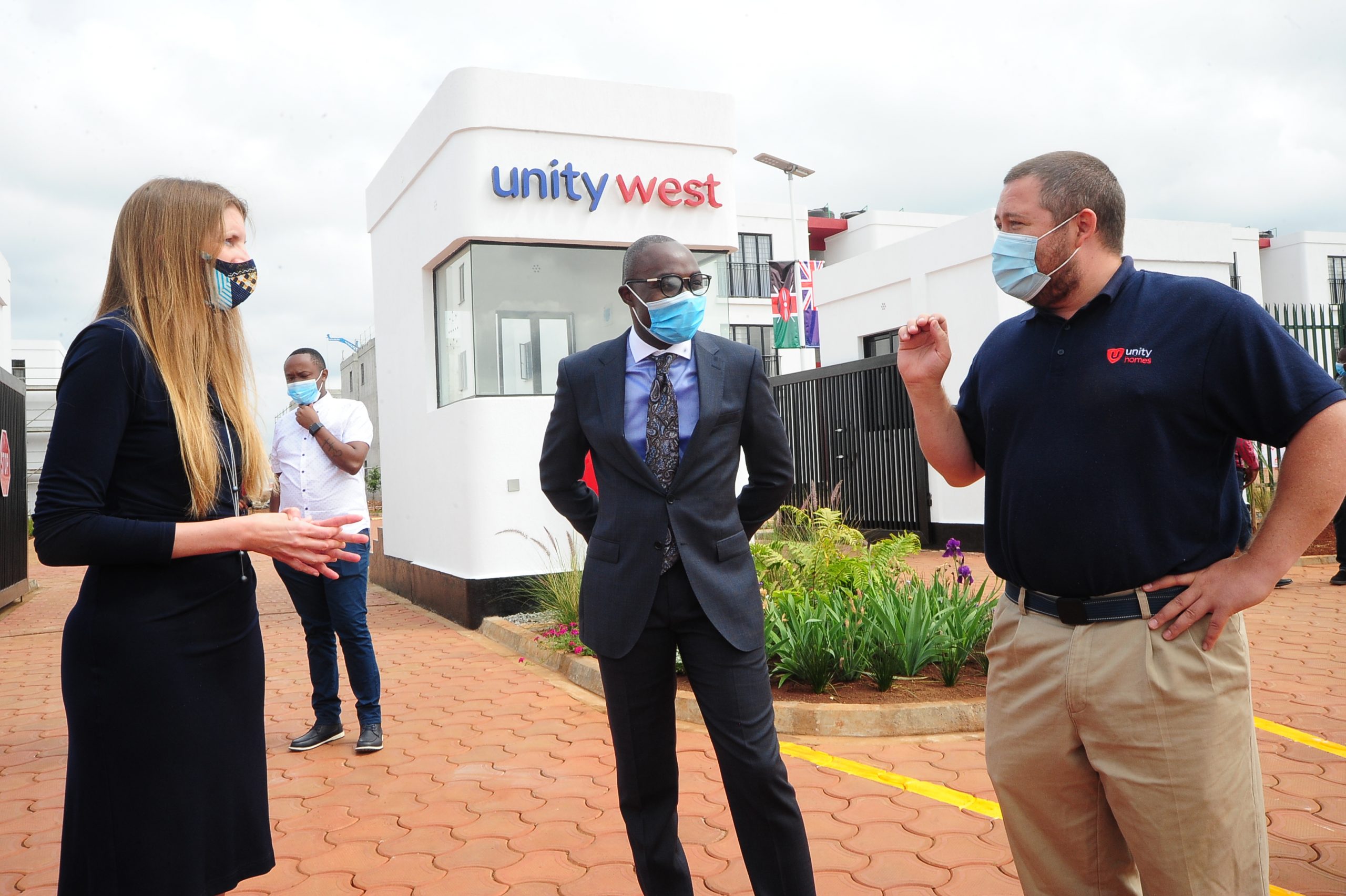 PIC 3 (L-R) British High Commissioner kenya Jane Marriott ,Rendeavour Deputy country Head, kenya Evans Dimba and Unity Homes Director John Latham