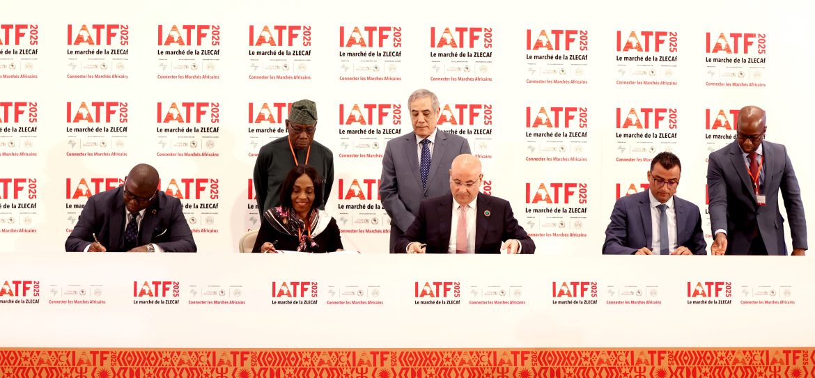 Photo – Signing of the Hosting Agreement for Intra-African Trade Fair 2025